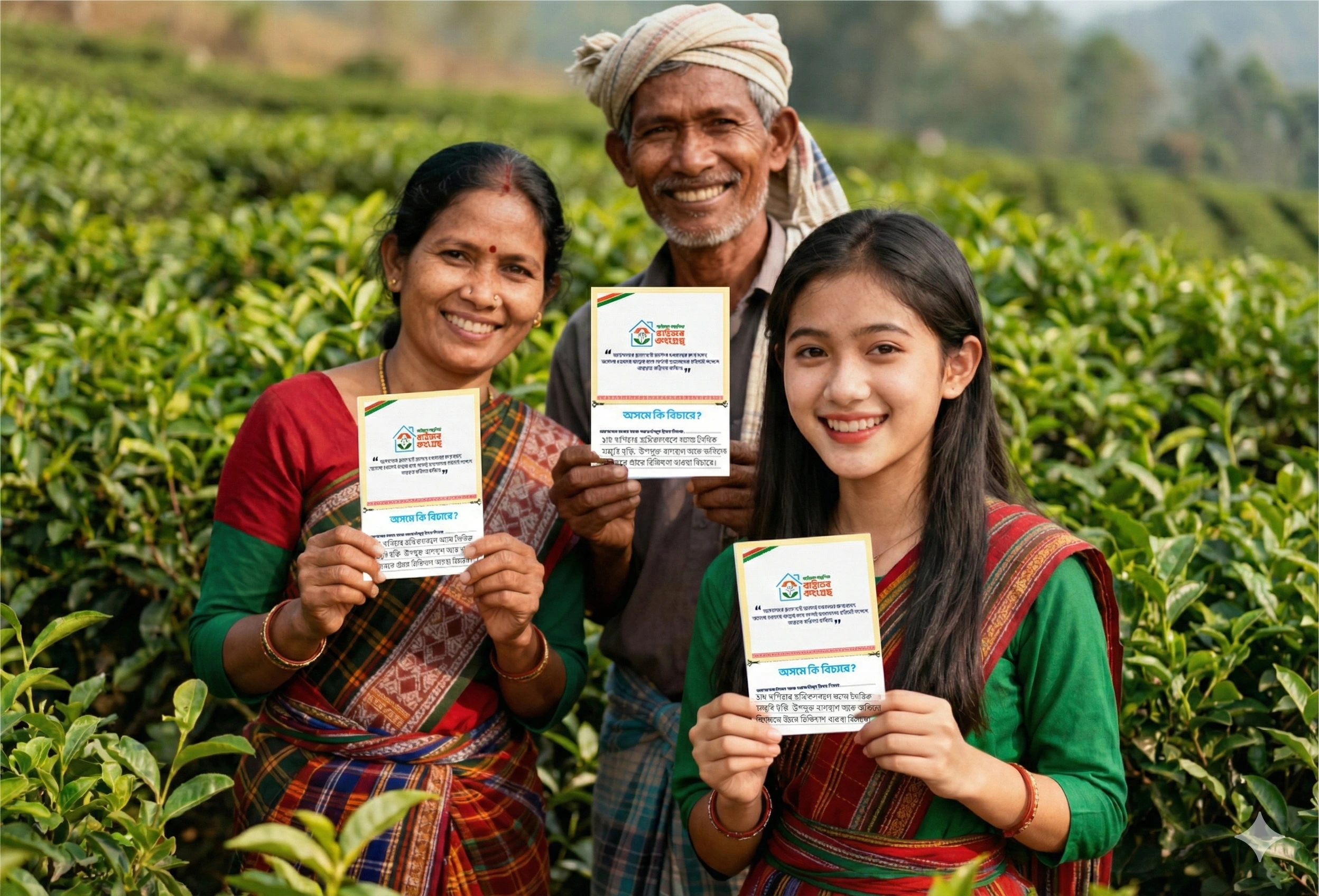 Citizens sharing feedback for Natun Axom manifesto